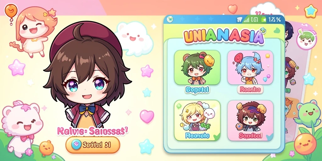 pandora88 - Ilustrasi karakter-karakter unik dalam PANDORA88 yang siap bertarung.